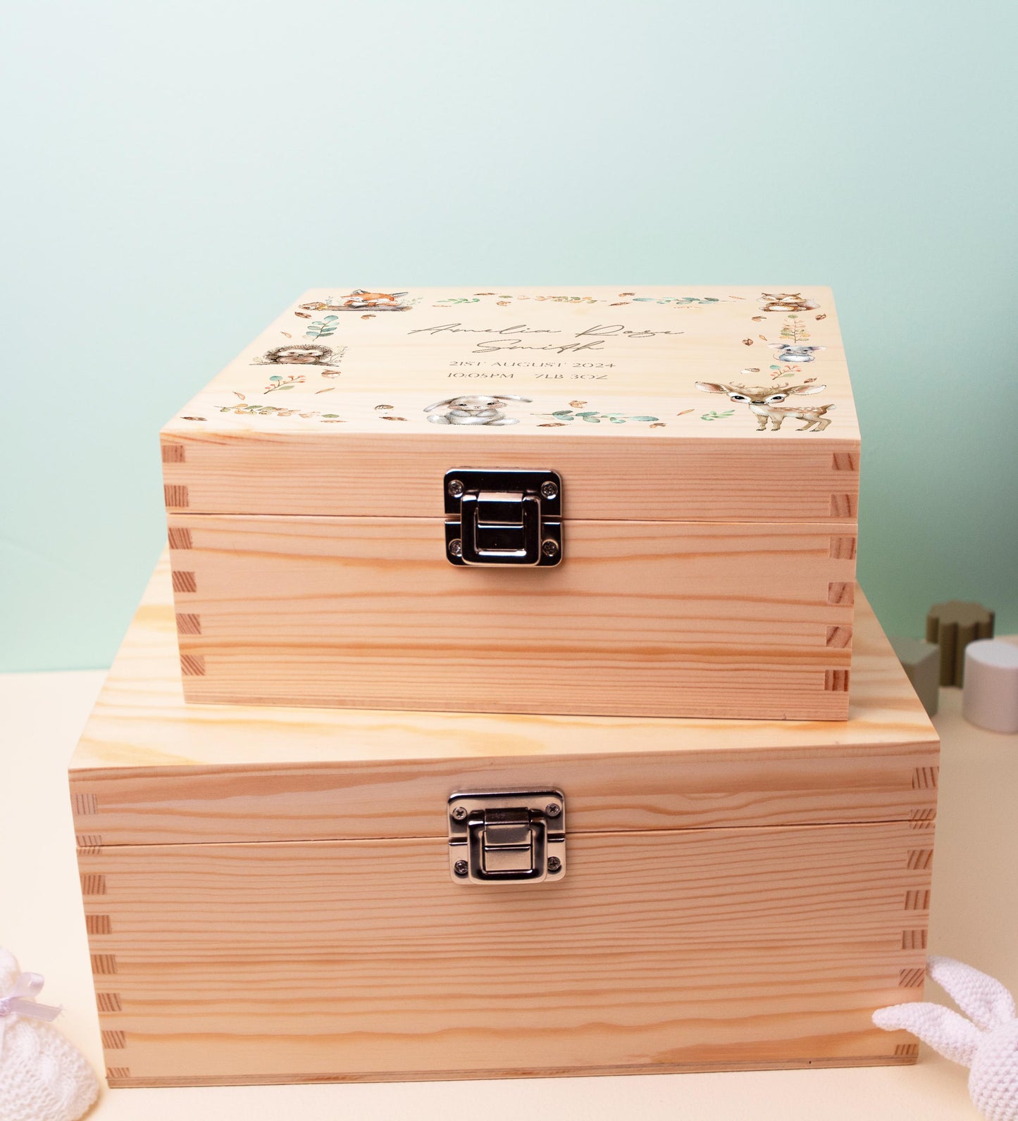 Woodland Baby Keepsake Box