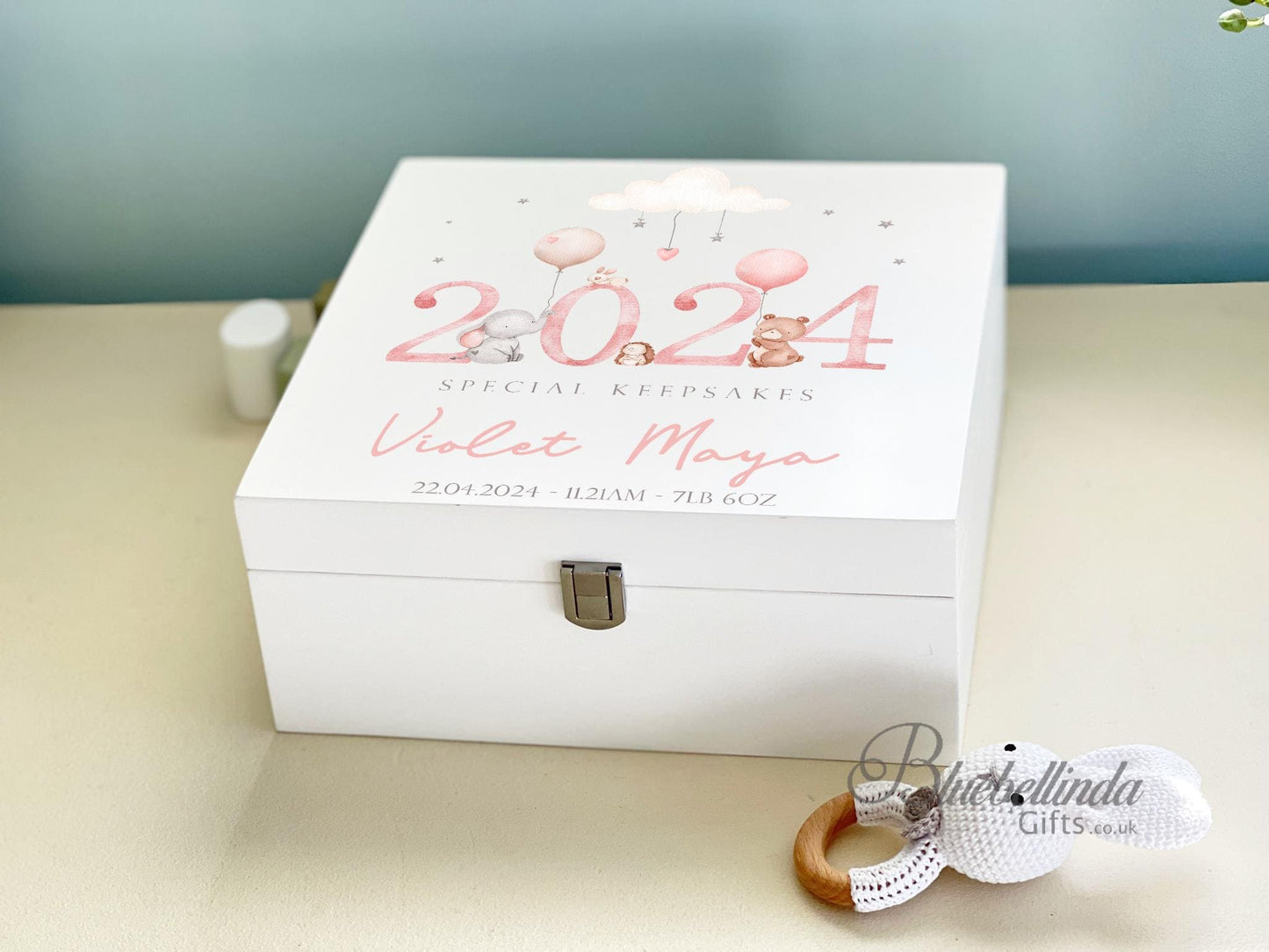 2026 Pink Baby Keepsake Box
