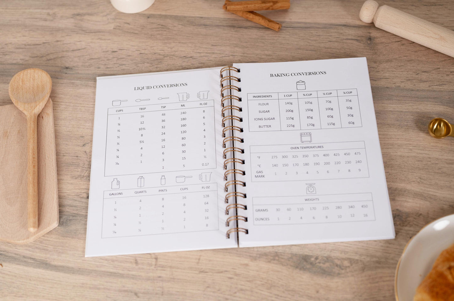 Personalised Recipe Journal A5 Hard Cover Book