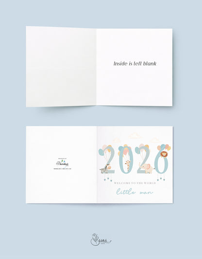 Blue Baby Card 2026