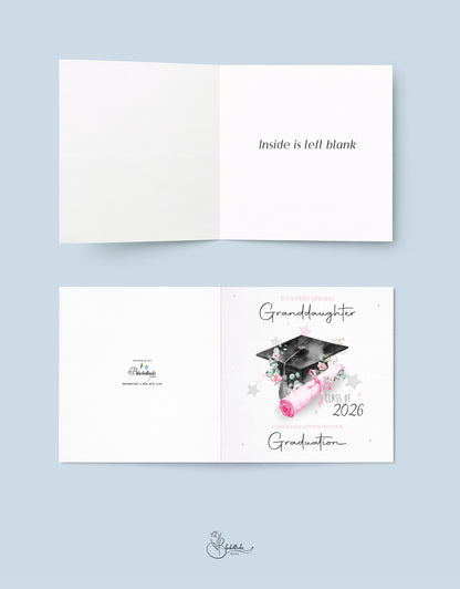Granddaughter Graduation Card 2026