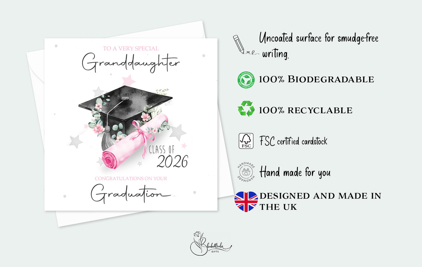 Granddaughter Graduation Card 2026