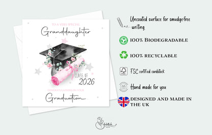 Granddaughter Graduation Card 2026