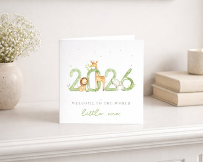 Green Baby Card 2026