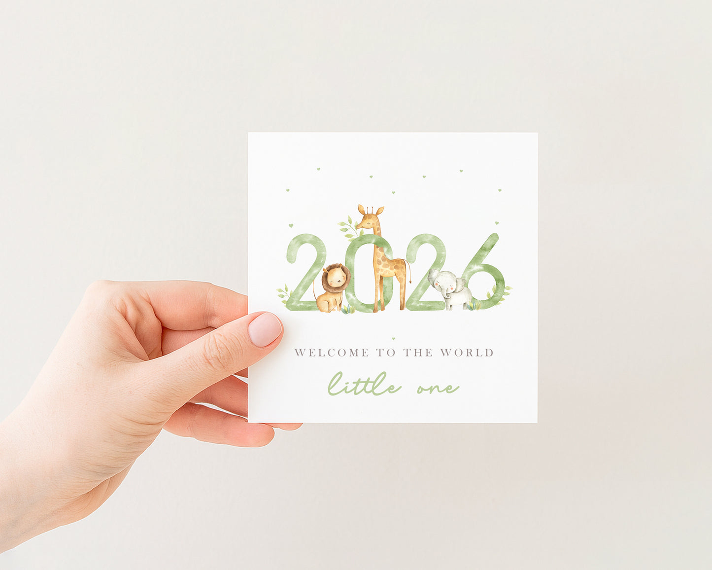 Green Baby Card 2026