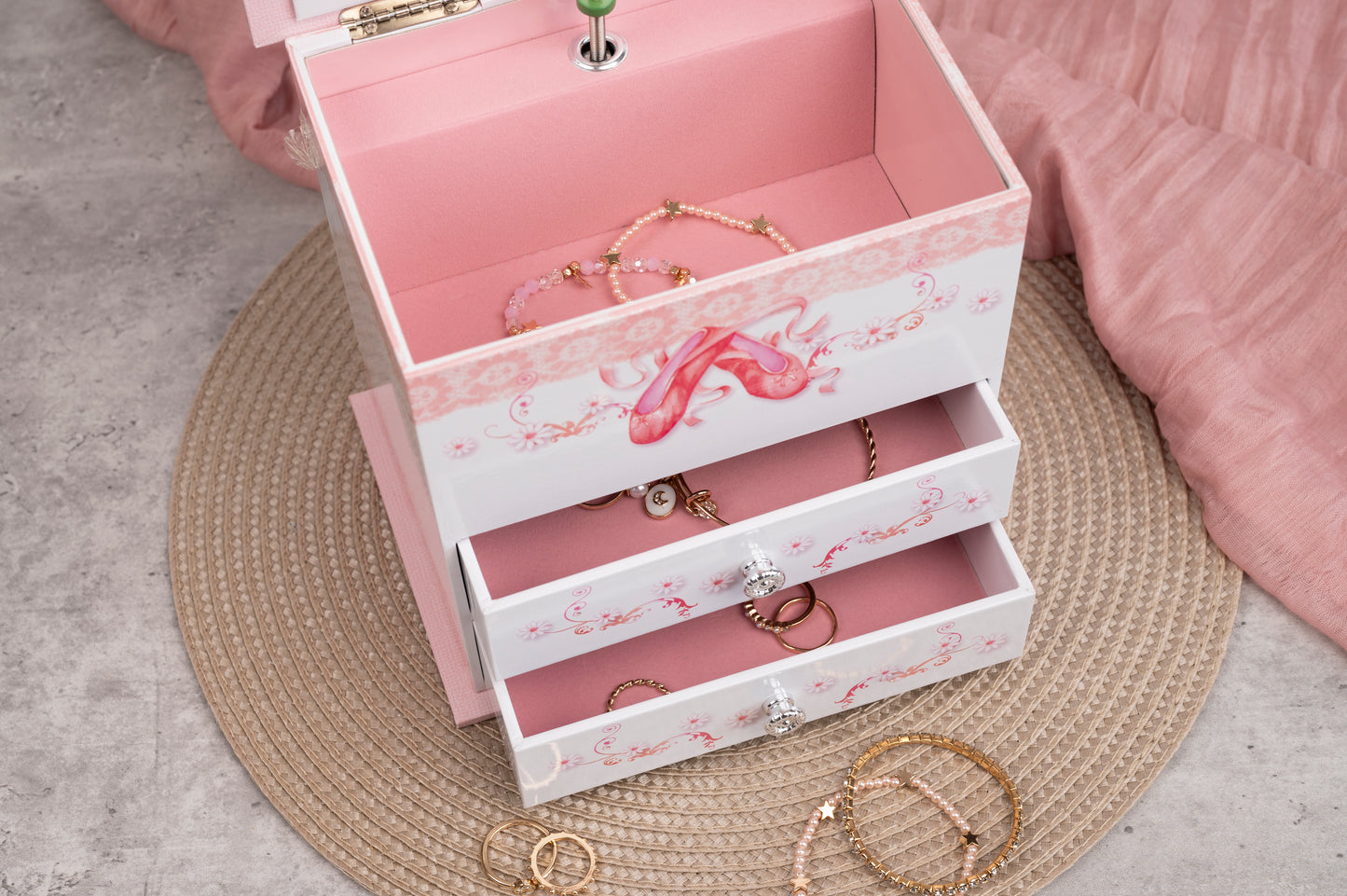 Ballerina Musical Jewellery Box Personalised