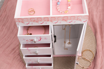 Ballerina Musical Jewellery Box Personalised Large