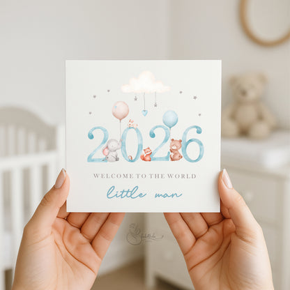 2026 Blue Baby Card
