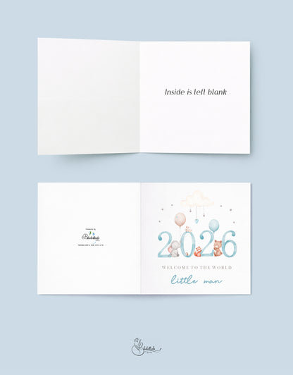 2026 Blue Baby Card
