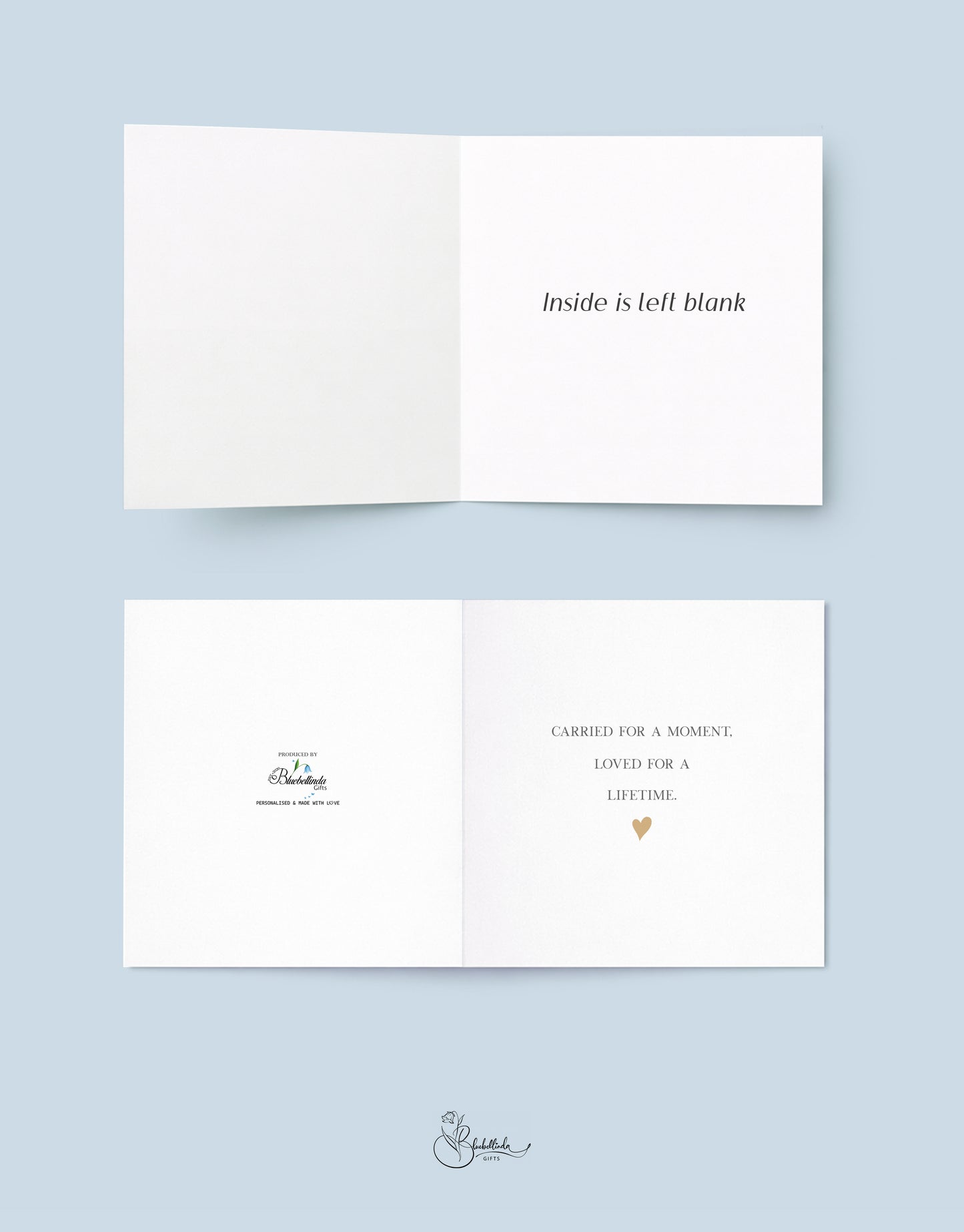 Carried for a Moment, Loved for a Lifetime Card