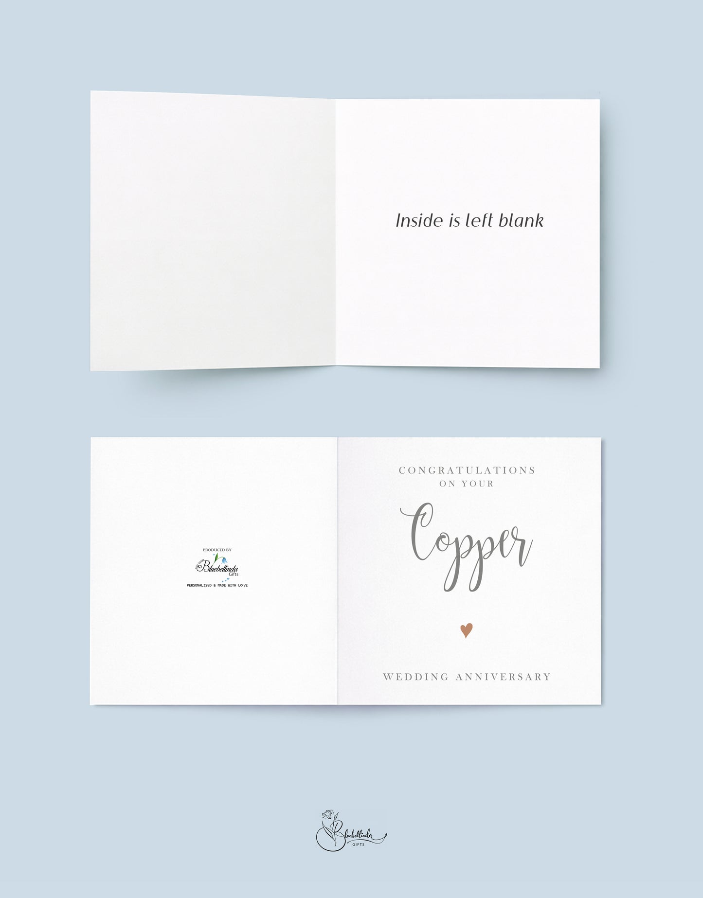 Copper Anniversary Card