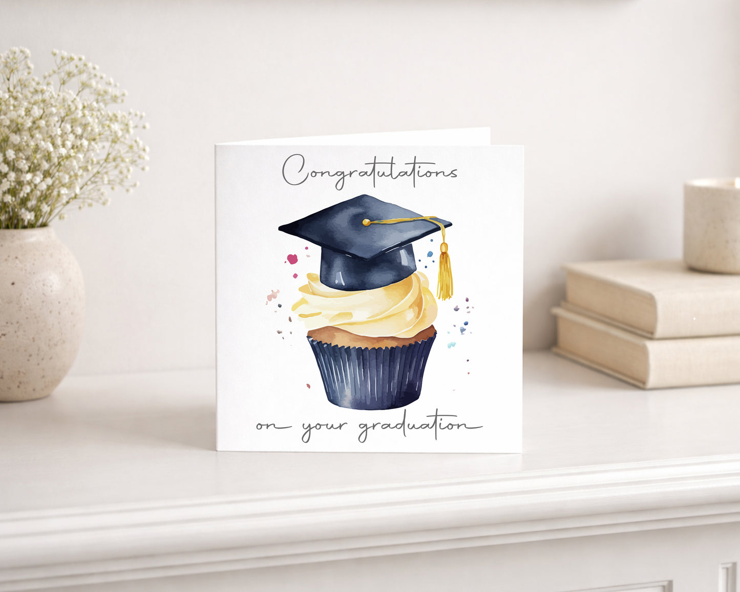 Graduation Card Cupcake