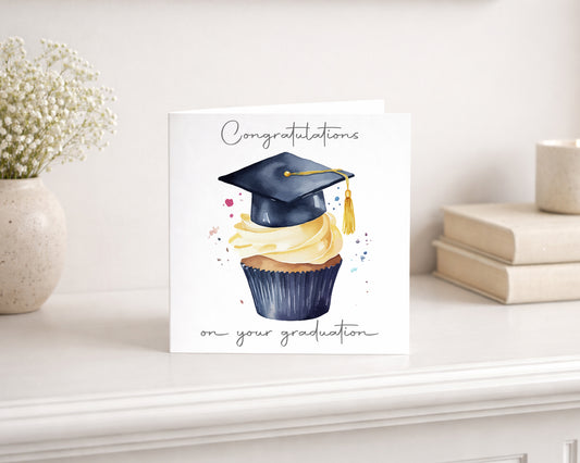 Graduation Card Cupcake