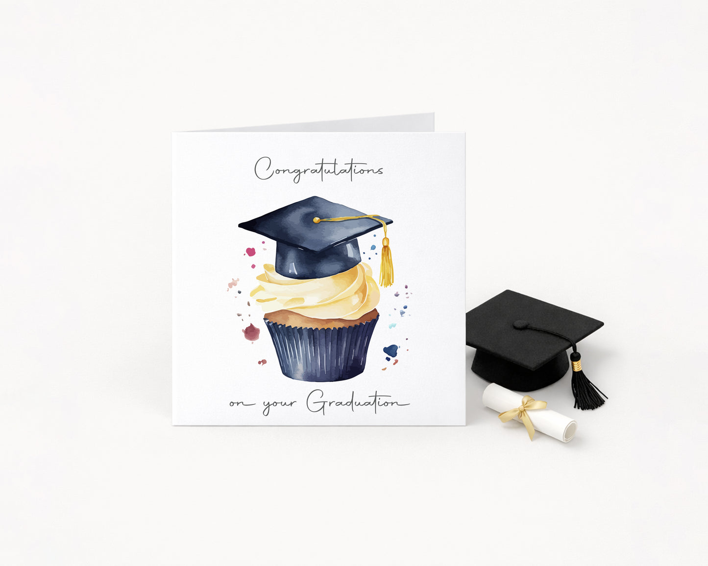 Graduation Card Cupcake