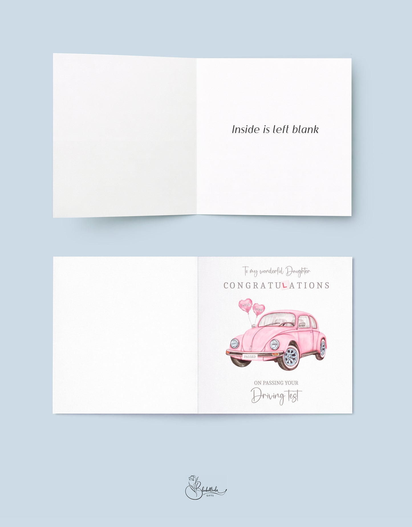 Daughter Congratulations Driving Test Card