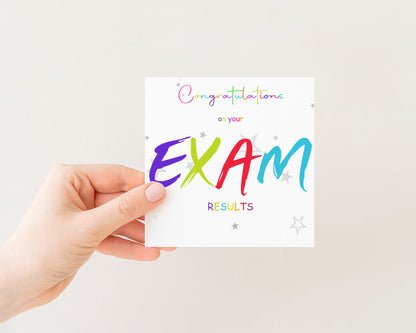 Exam Results Card