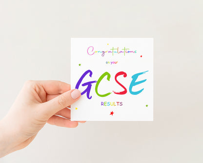 GCSE Results Card