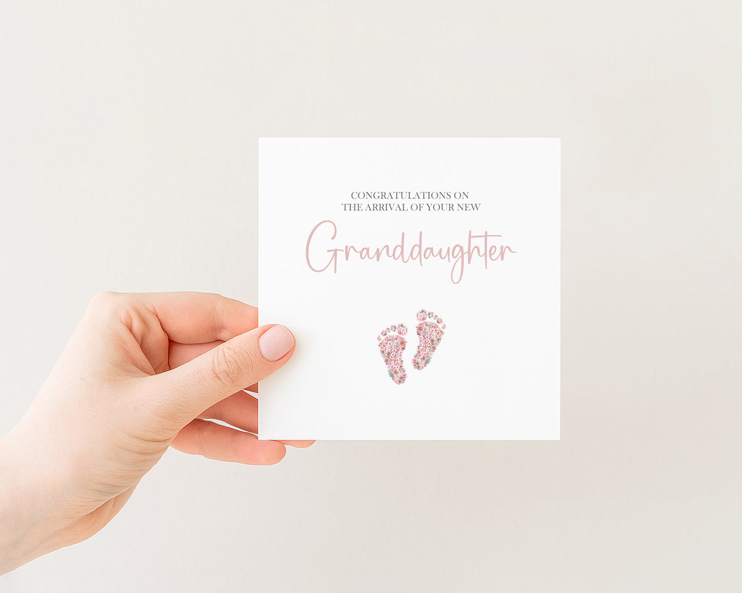 New Baby Granddaughter Card