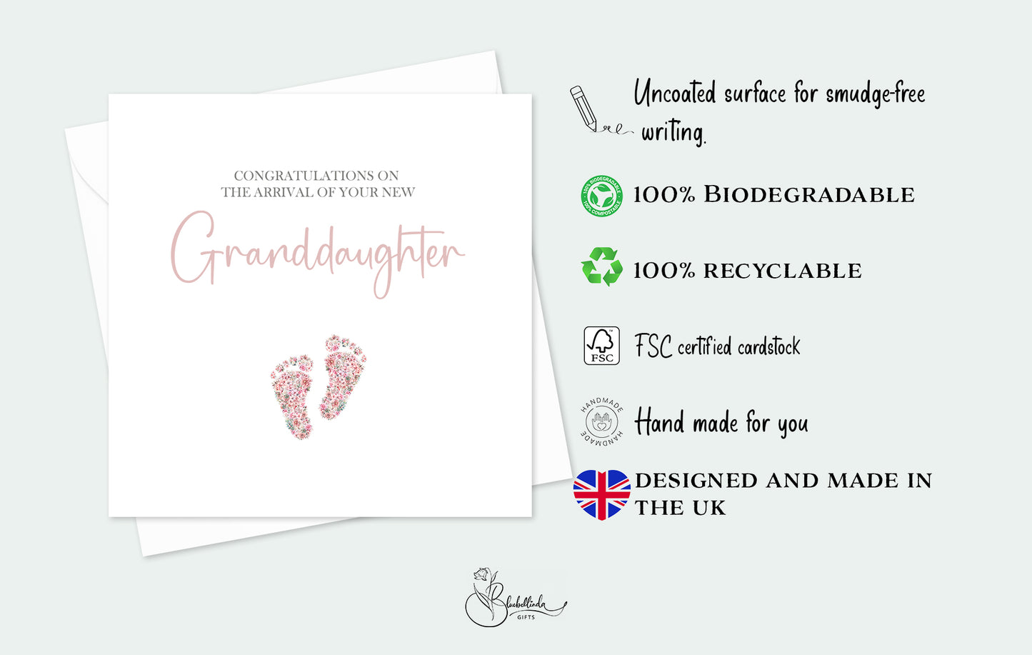 New Baby Granddaughter Card