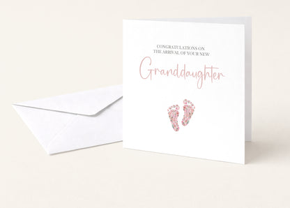 New Baby Granddaughter Card