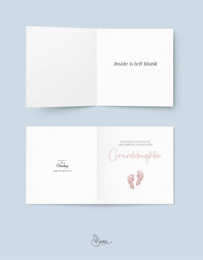 New Baby Granddaughter Card