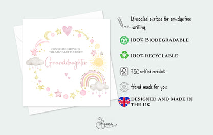 New Baby Granddaughter Card