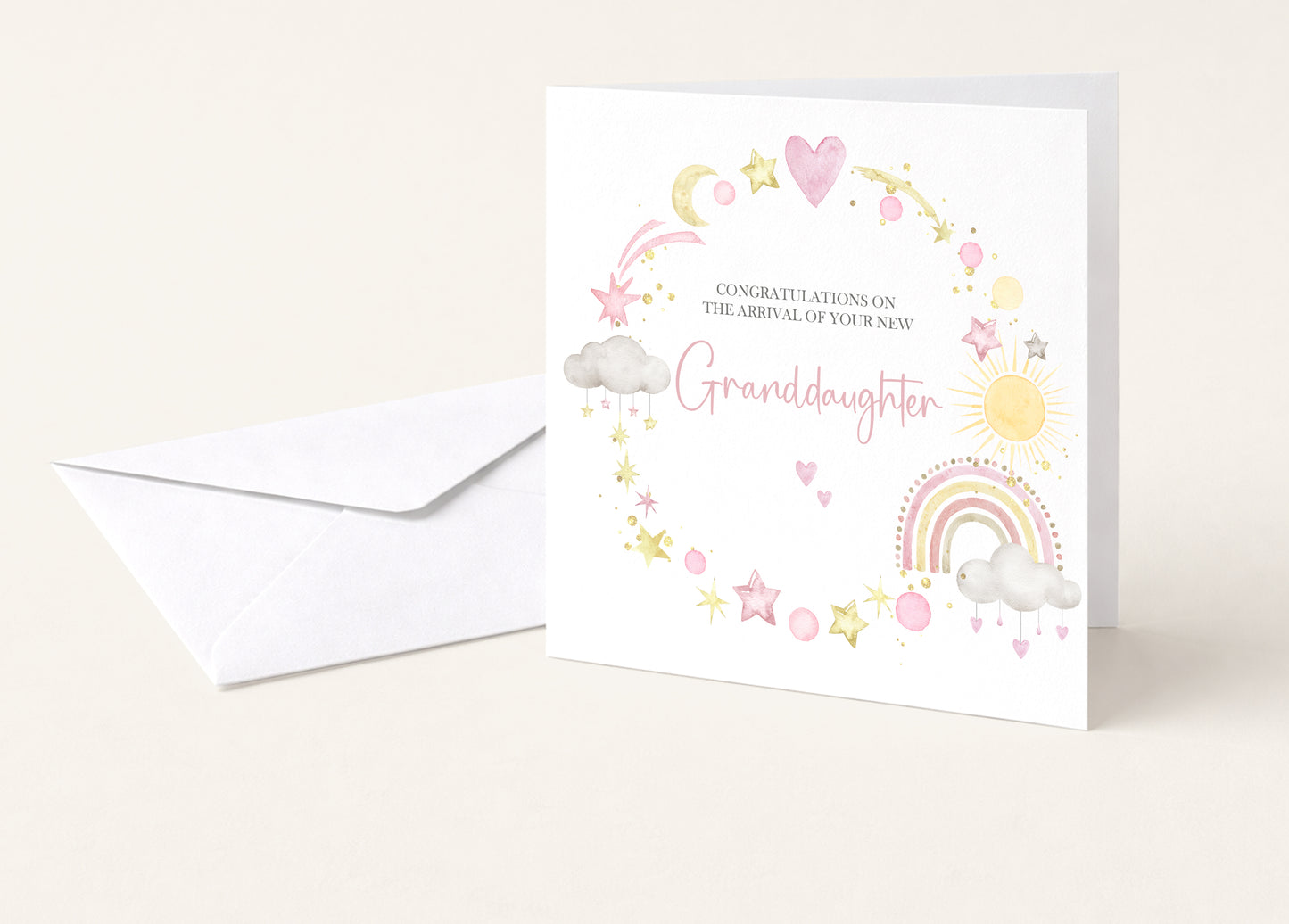 New Baby Granddaughter Card