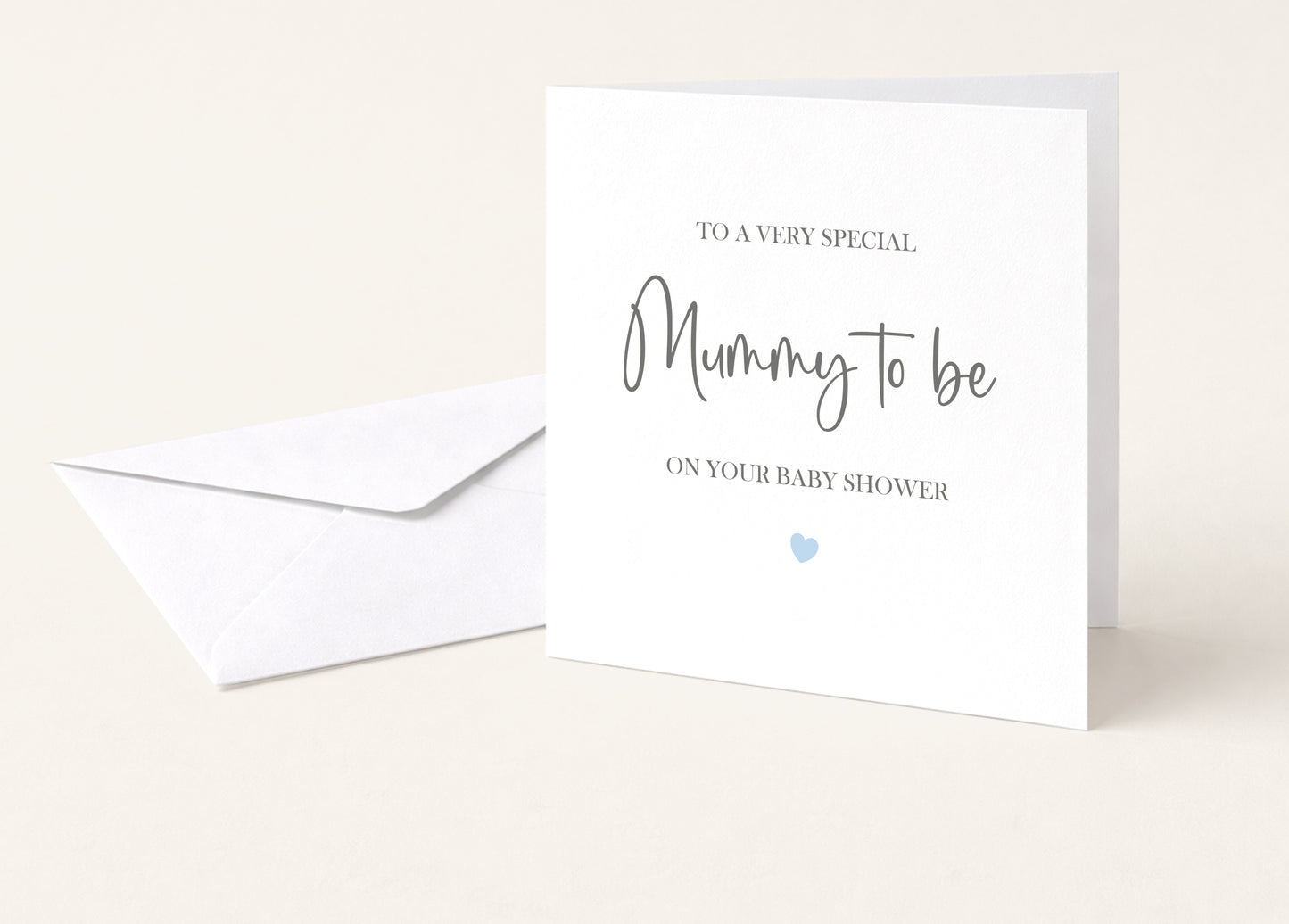 Mummy to Be, baby shower blue Card
