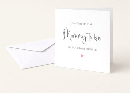 Mummy to Be, baby shower Card