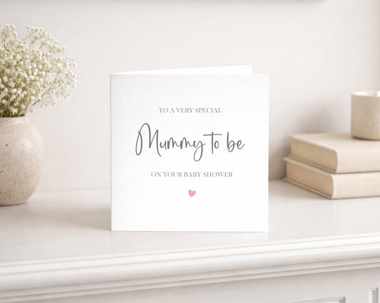 Mummy to Be, baby shower Card