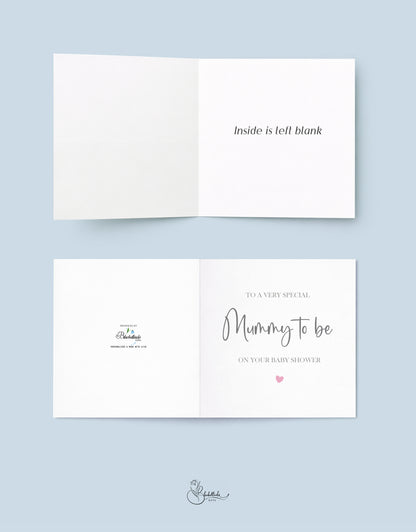 Mummy to Be, baby shower Card