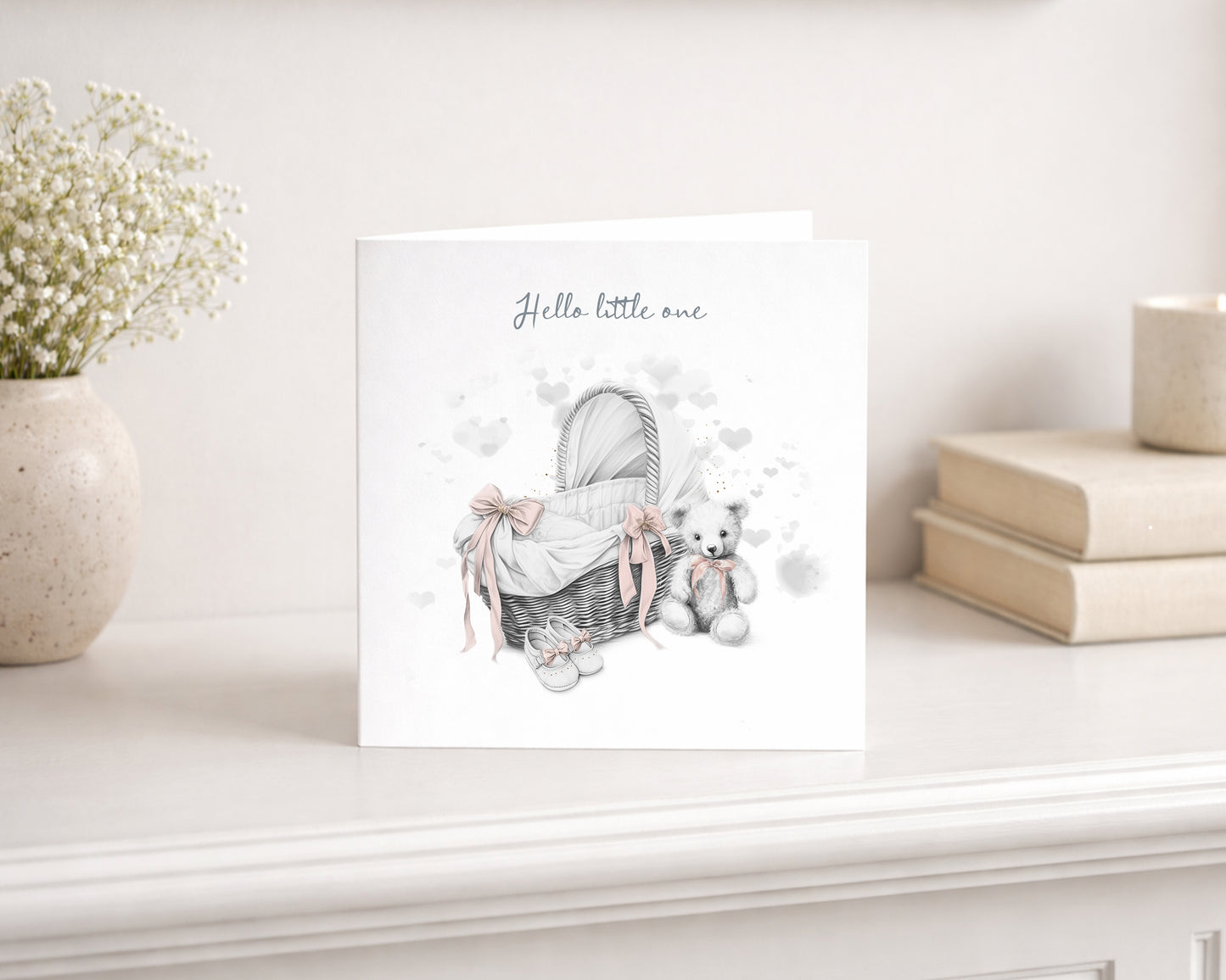 Hello little one Baby Card