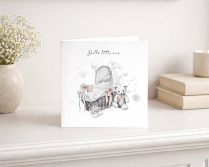Hello little one Baby Card