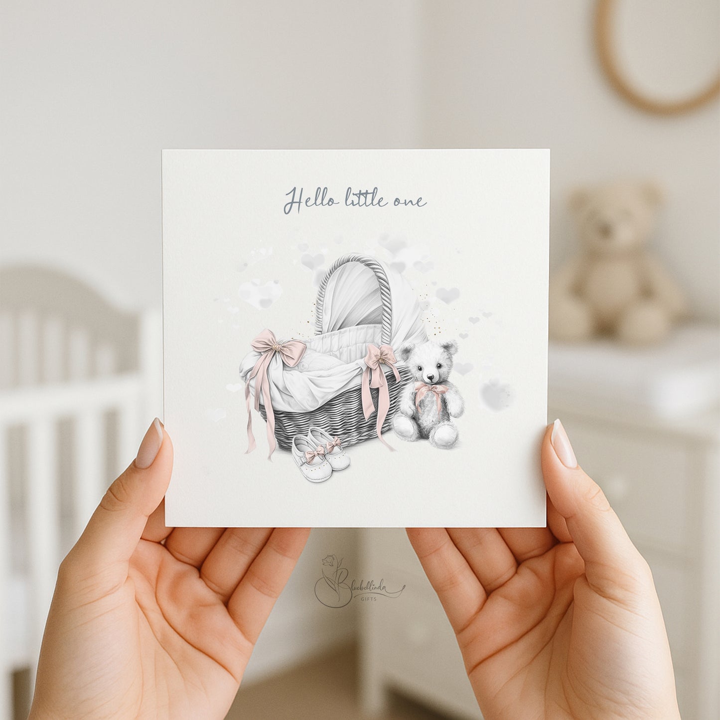 Hello little one Baby Card