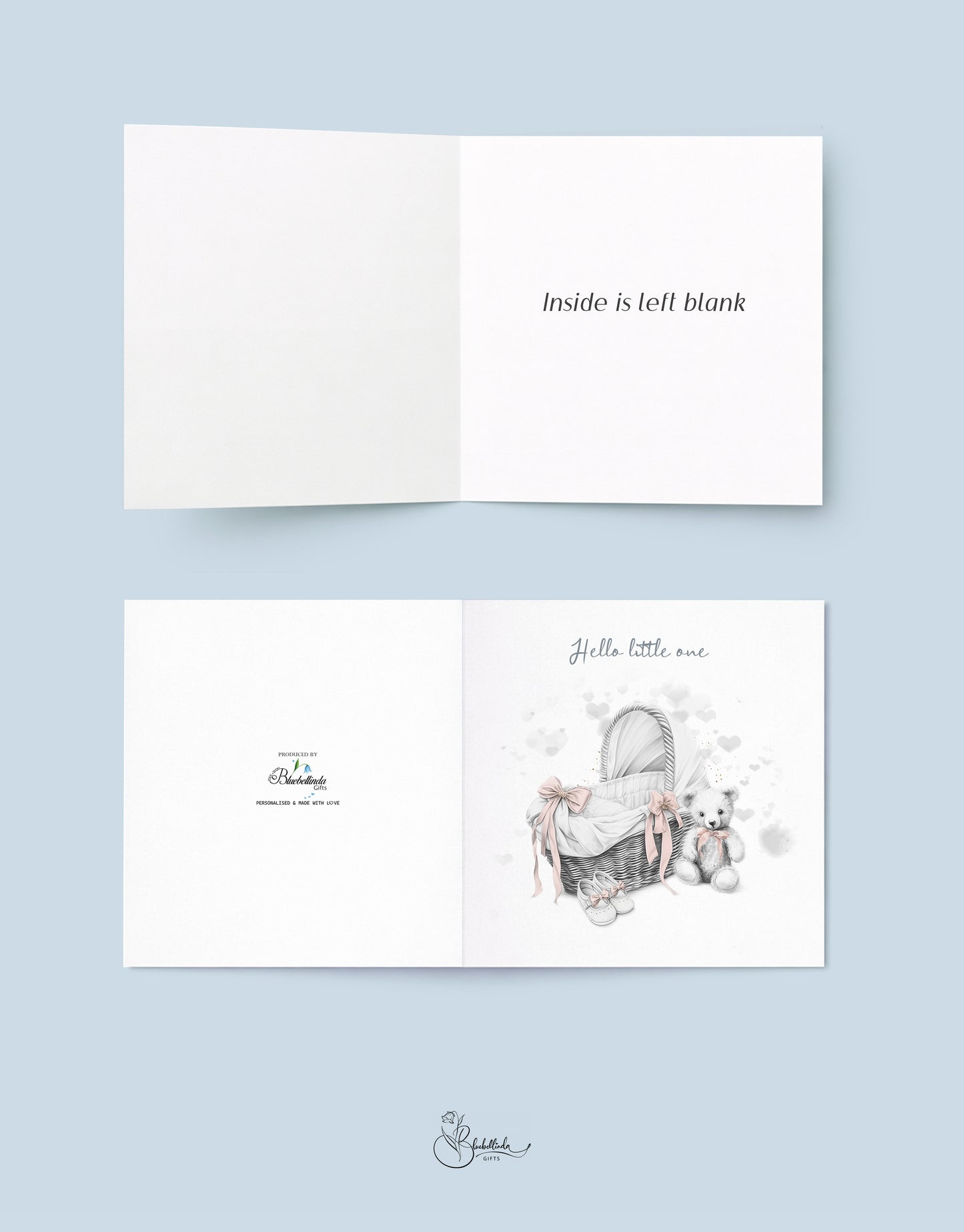 Hello little one Baby Card