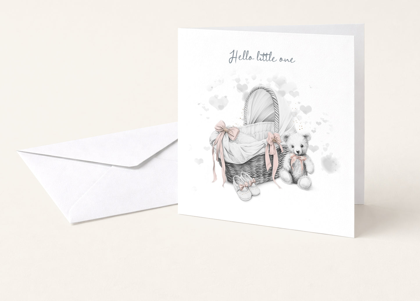 Hello little one Baby Card