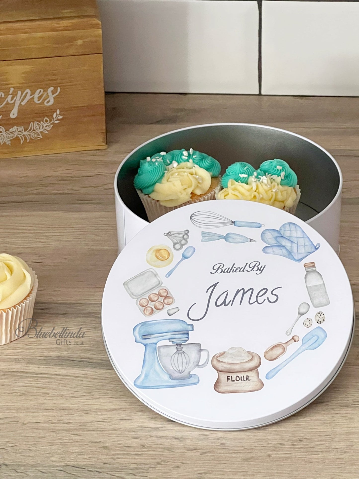 Personalised Cake Storage Tin