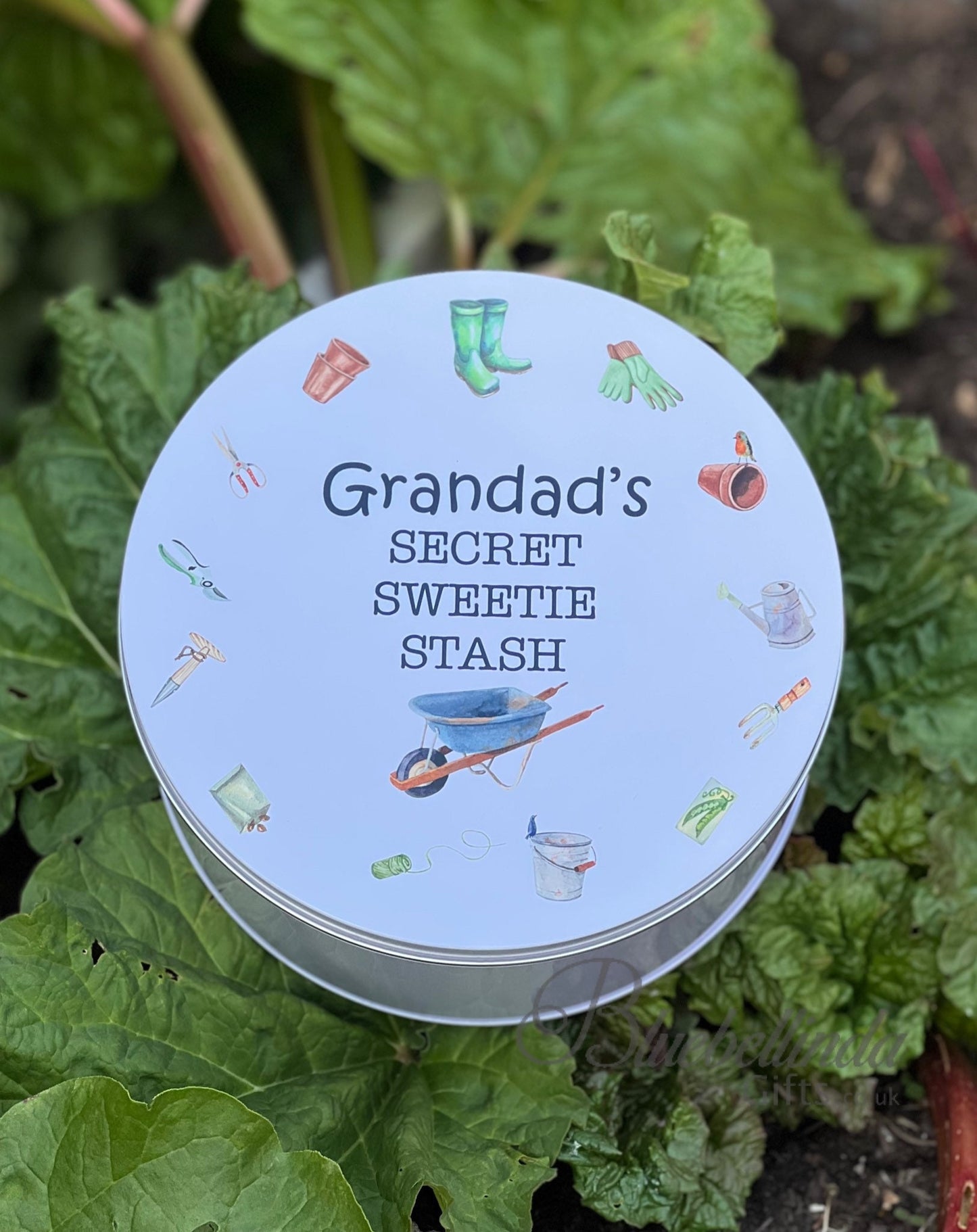 Personalised Gardening Storage Tin