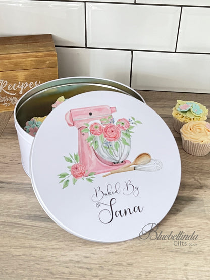 Personalised Cake Storage Tin