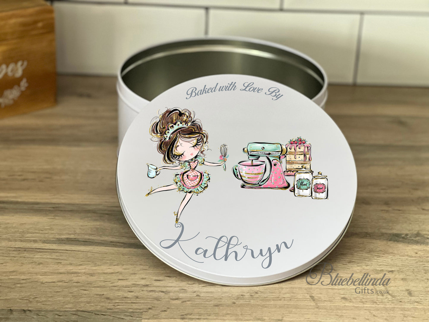 Personalised Cake Storage Tin