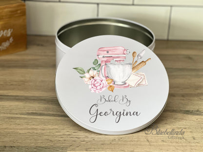 Personalised Cake Storage Tin