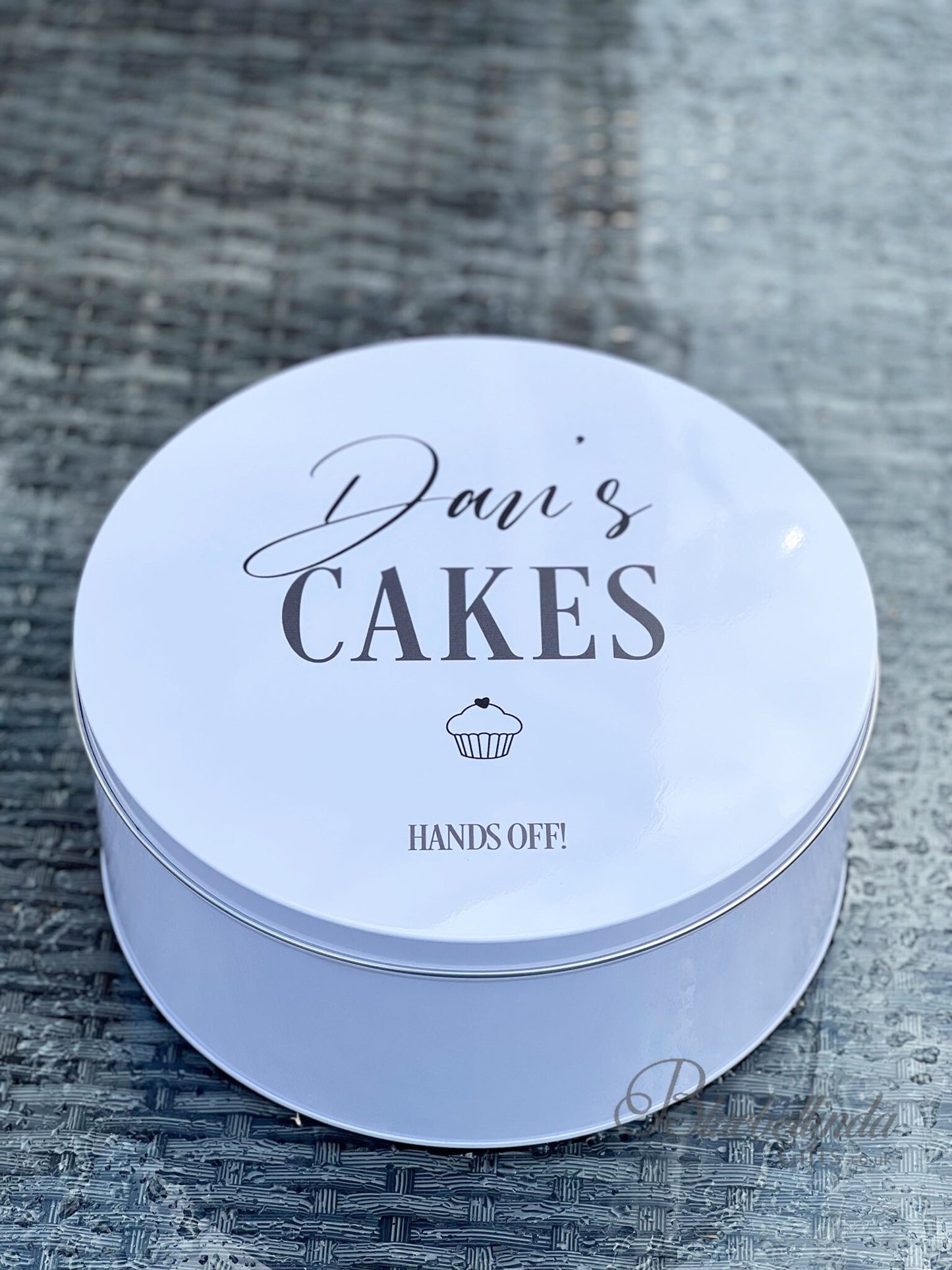 Personalised Cake Storage Tin