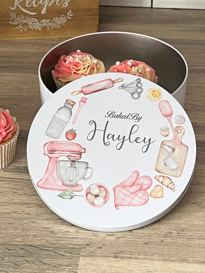 Personalised Cake Storage Tin