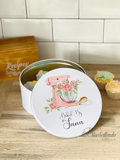 Personalised Cake Storage Tin