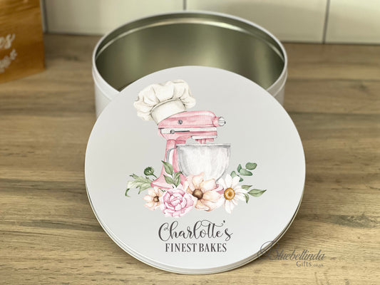 Personalised Cake Storage Tin