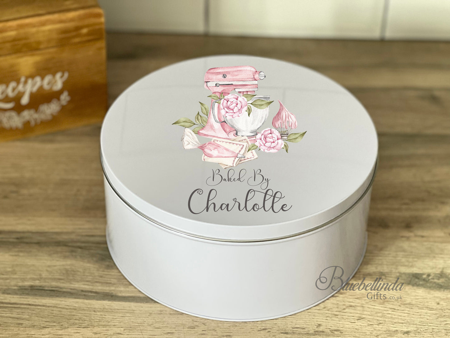 Personalised Cake Storage Tin