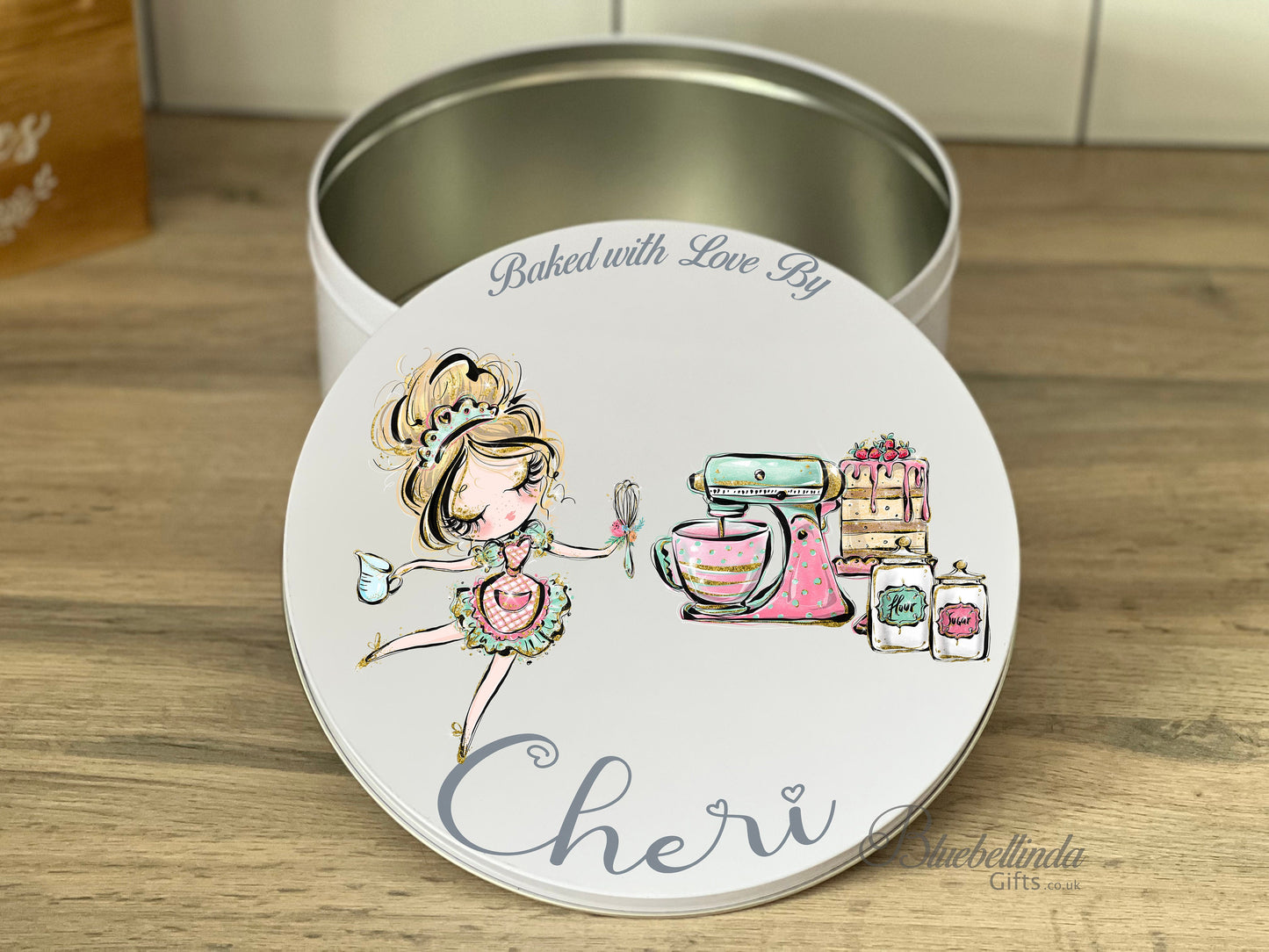 Personalised Cake Storage Tin