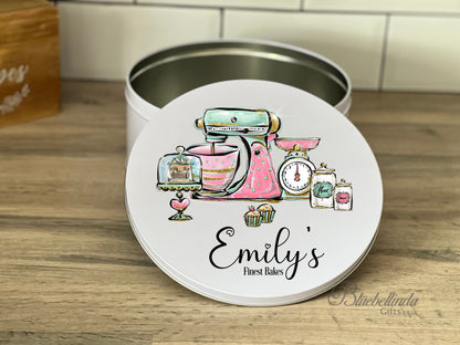 Personalised Cake Storage Tin