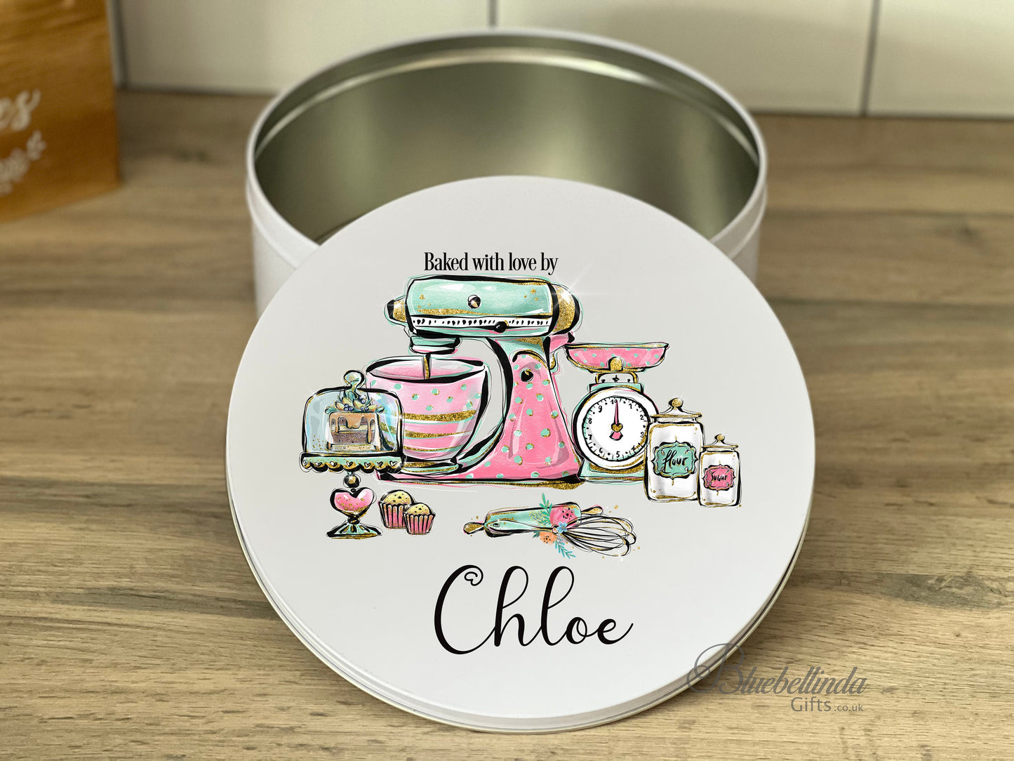 Personalised Cake Storage Tin