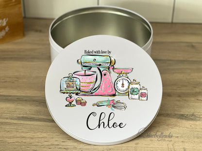 Personalised Cake Storage Tin
